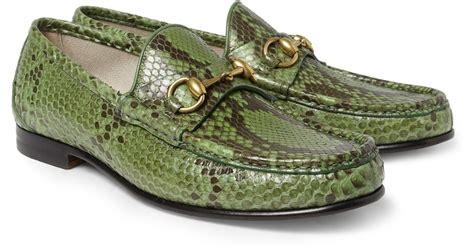 gucci python loafers|Gucci Loafers for Men .